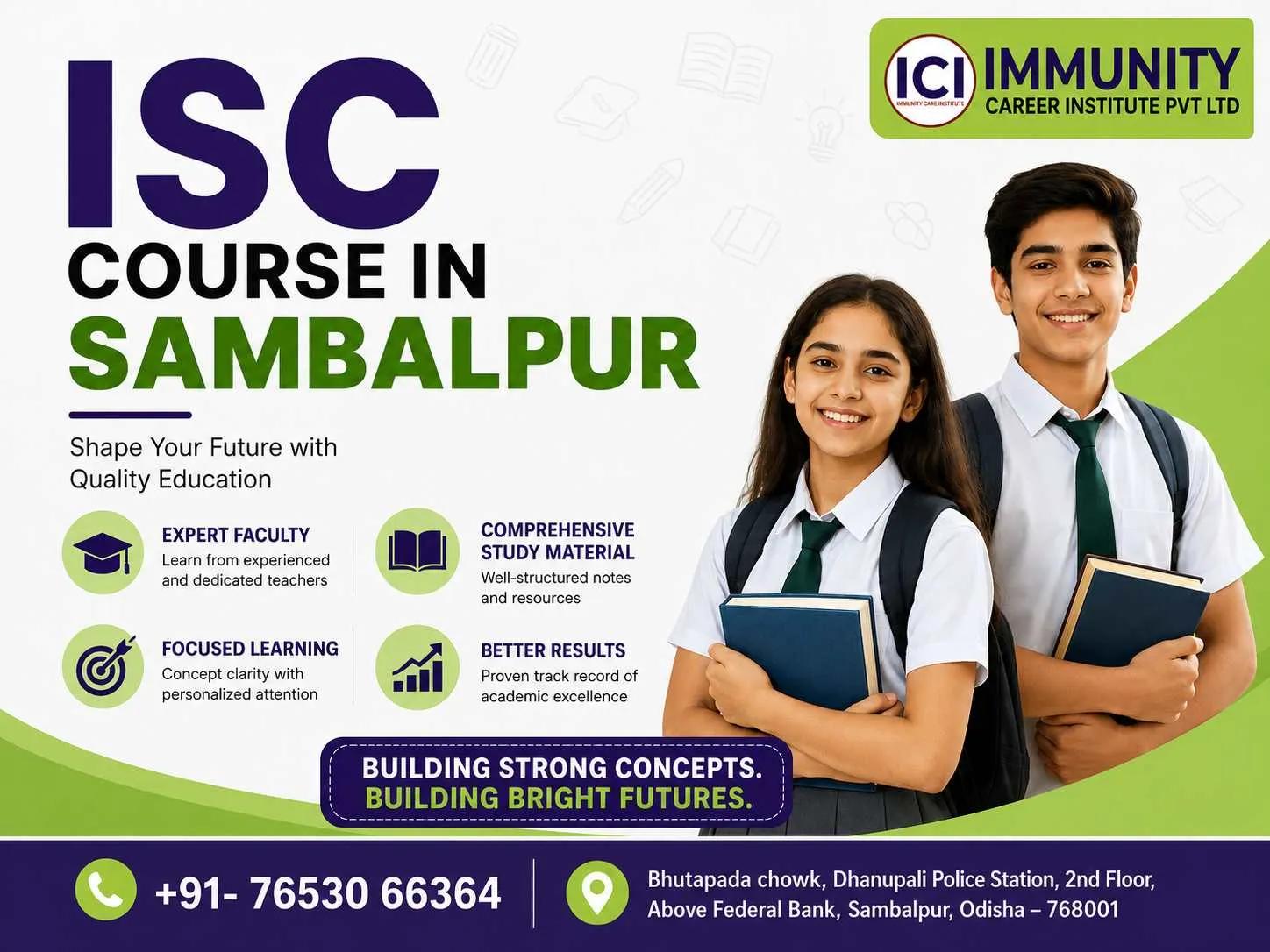 ISC Course in Sambalpur: Build a Bright Future with Immunity Career Institute