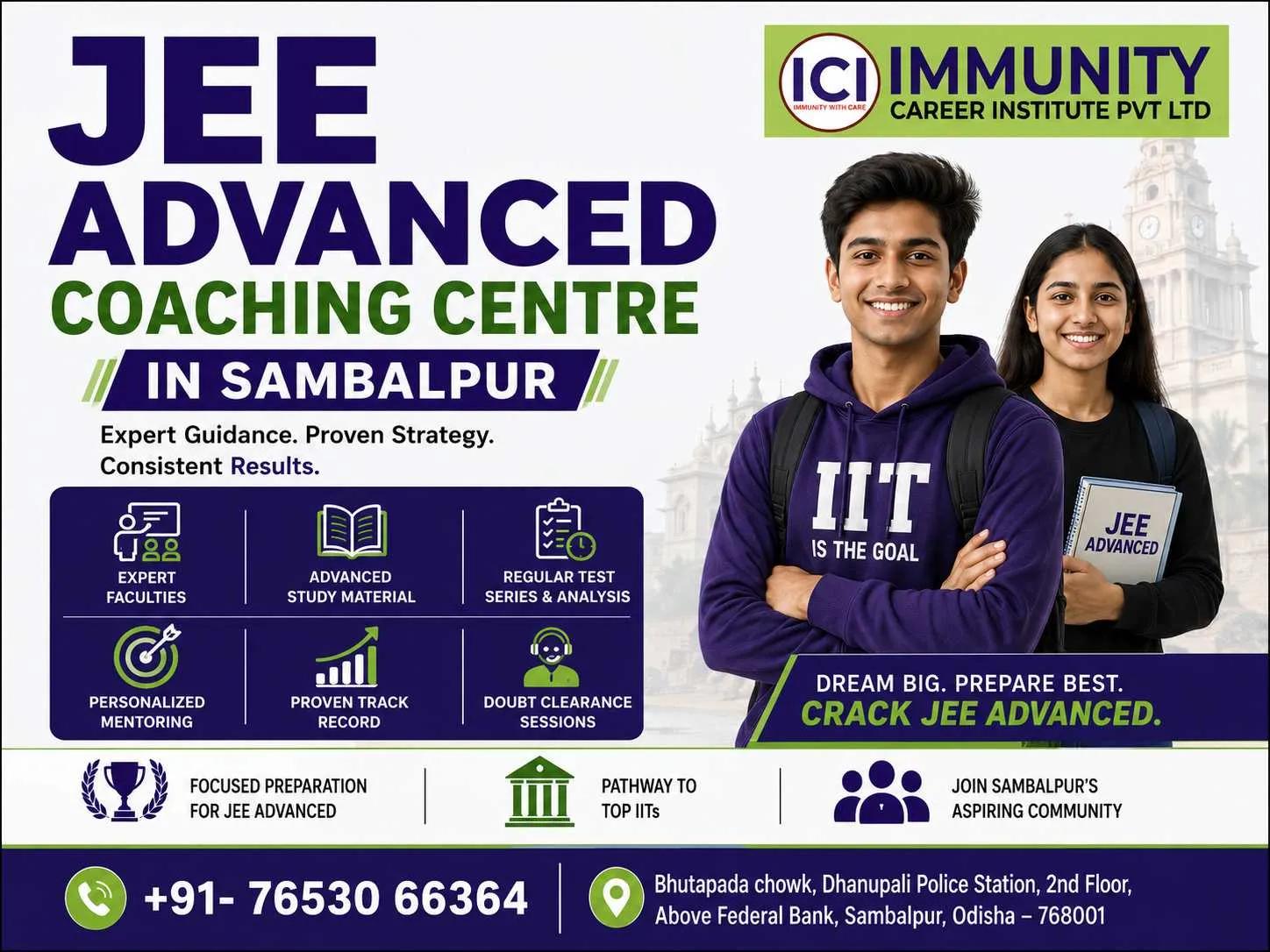 JEE Advanced Coaching Centre in Sambalpur – Build a Strong Foundation for IIT Success