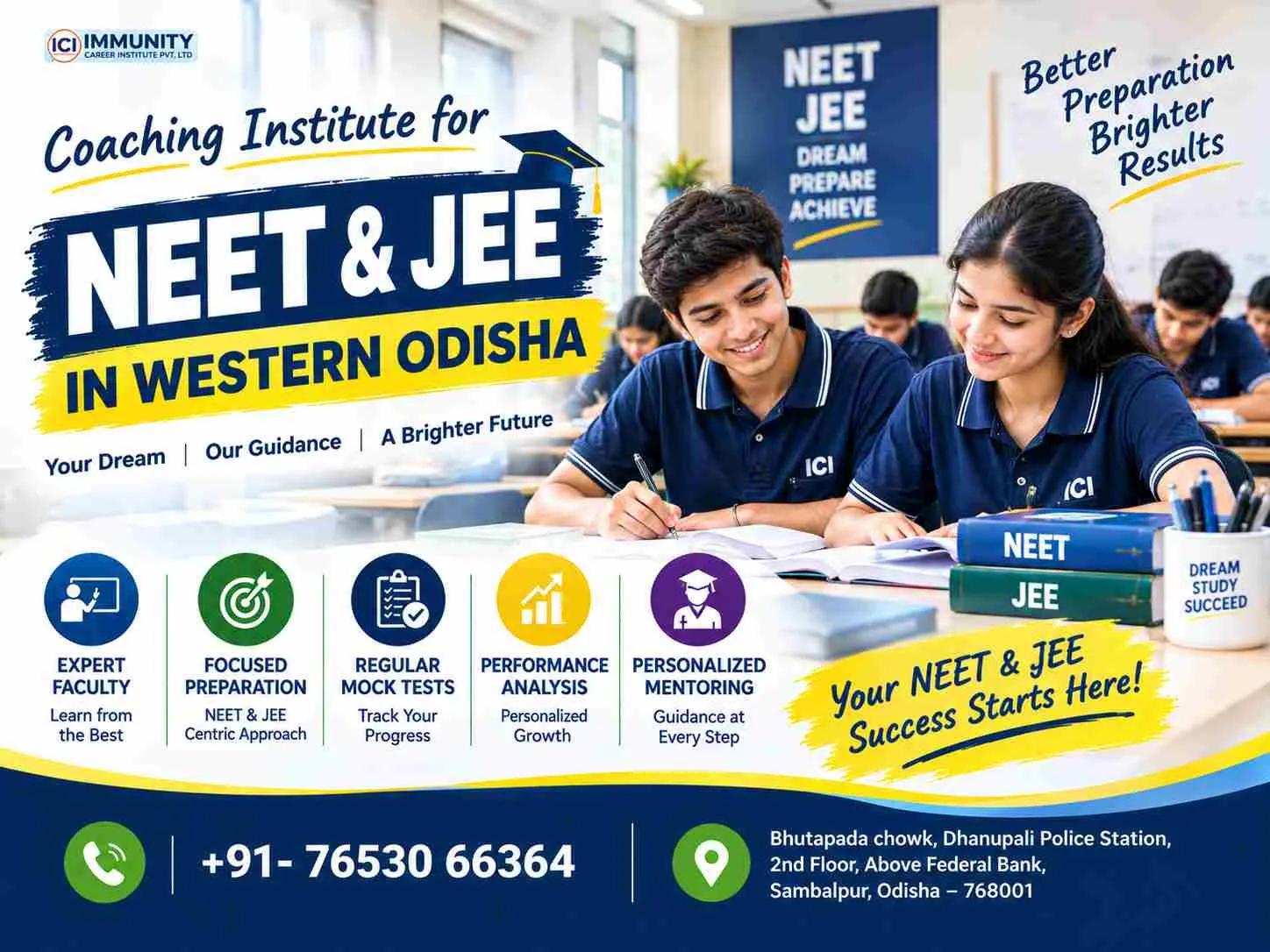 Coaching Institute for NEET JEE in Western Odisha: The Right Support for Competitive Exam Preparation